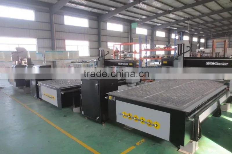 DL1325 3d cnc router wood machine with thicken frame and vacuum adsorb table China shandong jinan manufactory