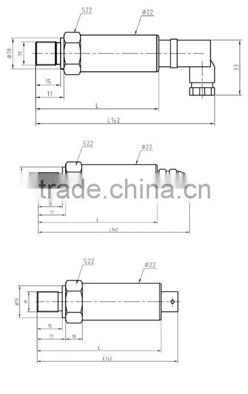 4-20mA ceramic Pressure Transmitter for industrial application