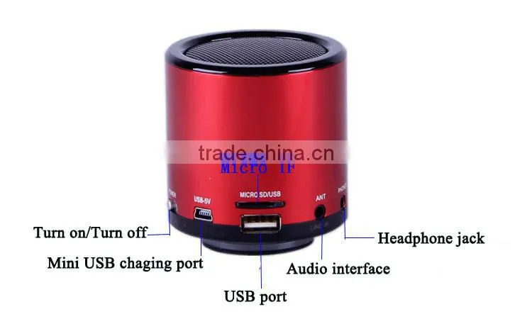 Multifunctional and Popular Bluetooth Speaker with Hand Free Function,TFCard for Mobile Device