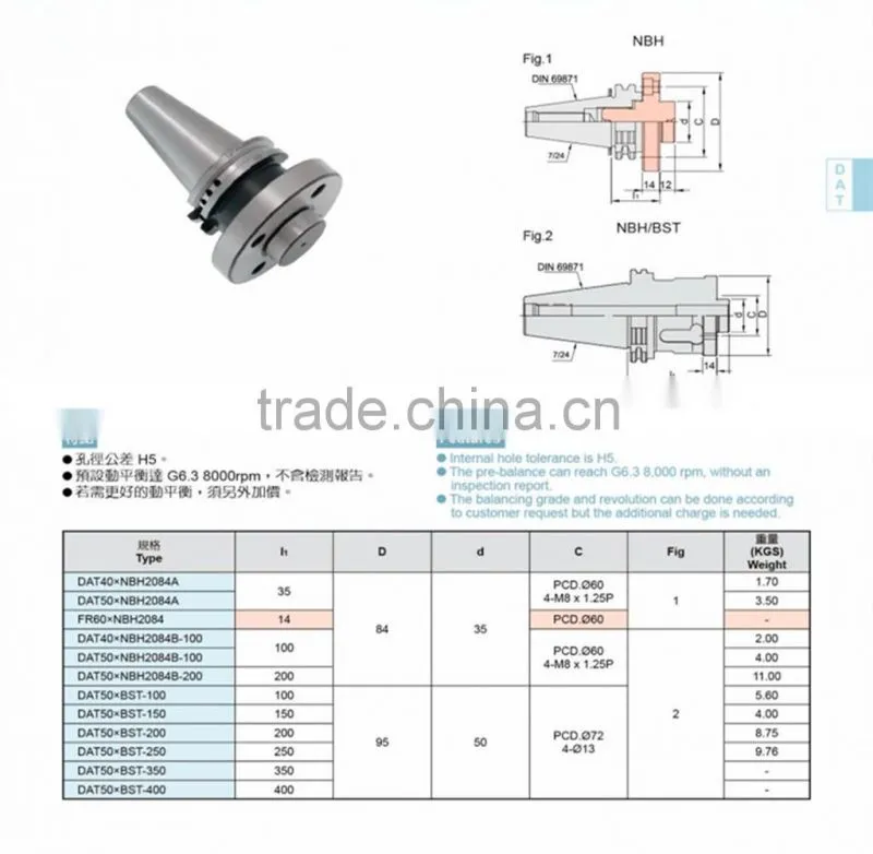 SK50-BST-200 Boring head cnc Tools shank