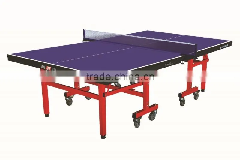 2016 New design blue color folded portable pong table