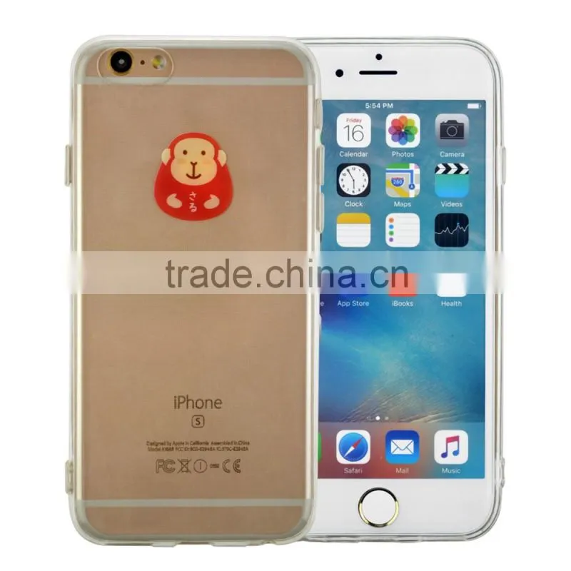 Environmental Protective TPU Material 1.0MM 1.2MM 1.5MM 5.5" Case Cover For Iphone 6 Plus 6s Plus