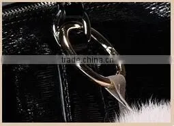 adorable rabbit fur bag charm