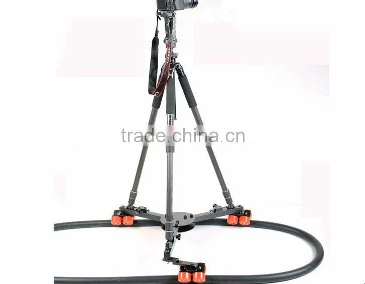 Camera heavy video slider dolly tripod dolly track wheels moving car