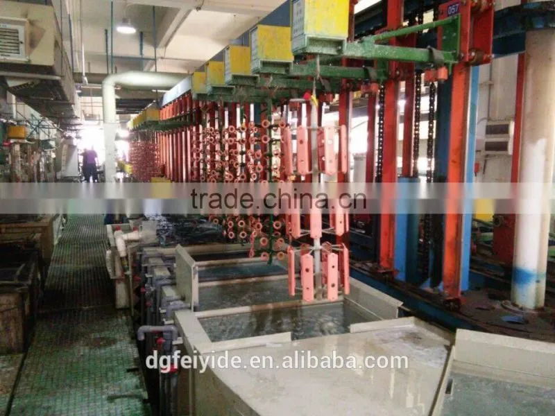 Feiyide Automatic Rack Nickel Chrome Spray Electroplating Machine with Plating Tank for Sale