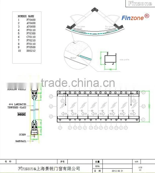 new style aluminum window
