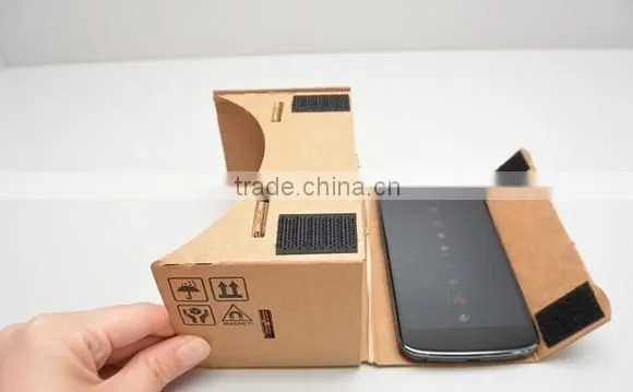 China Google cardboard, funny cheap cardboard 3d glasses