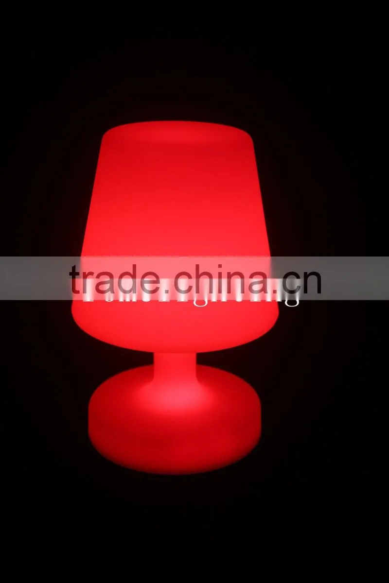 Plastic waterproof plastic colourful light-emitting led desk lamp