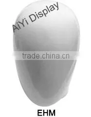 skin white mannequin head for hat cap