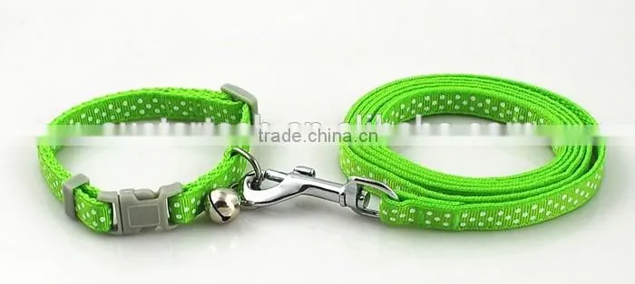 High Quality Nylon Dog Collars and Leashes in One