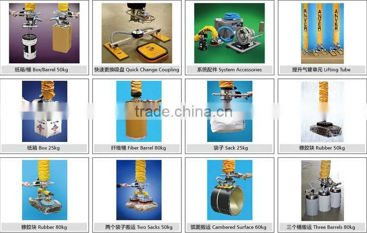 Suction cup for variety parts