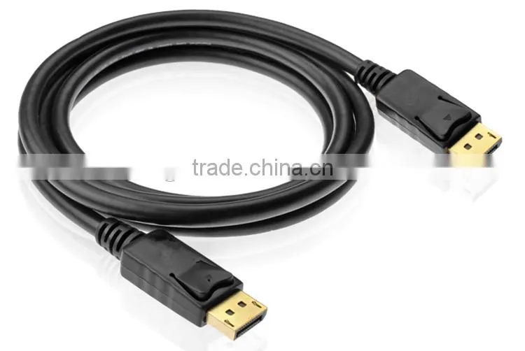 high resolution dp to dp cable male to male 1m with OEM service for computer