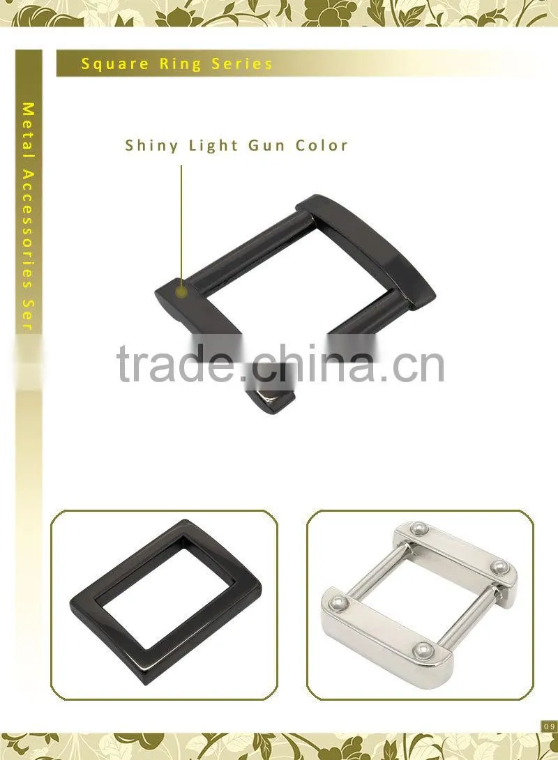 Black 20mm shoe accessories shoes buckle hook
