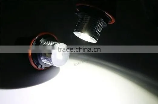 7000K White High Power LED Angel Eyes Ring light Marker Bulbs for B-MW 5 6 7 Series X3 X5 (Fit E39 E53 E60 E63 E64 E65 E66 E83)