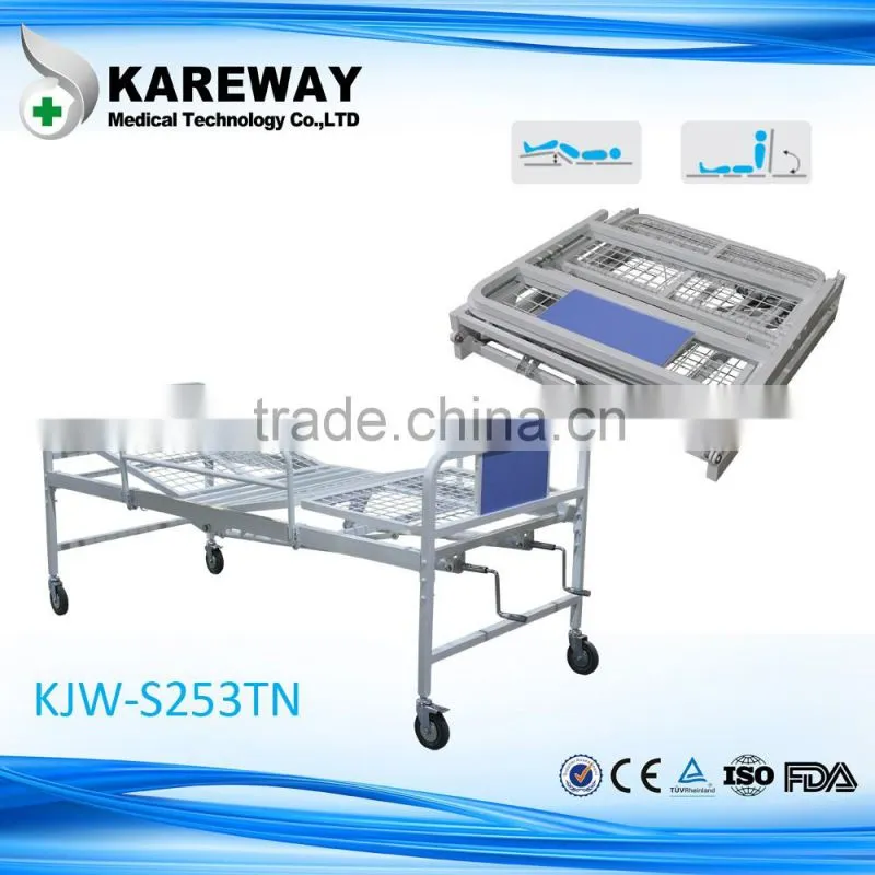 single-crank cheap stainless steel hospital orthopaedics bed