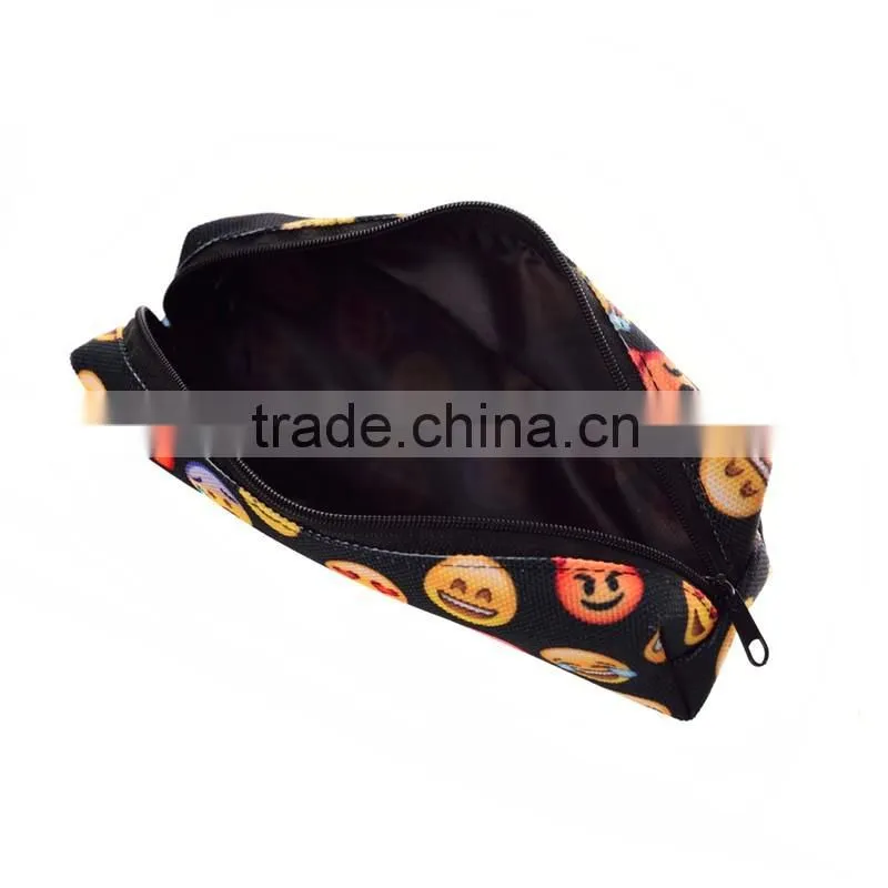 3D Printing cosmetic bag 2016 New Fashion women makeup bag Pencil necessaire trousse de maquillage