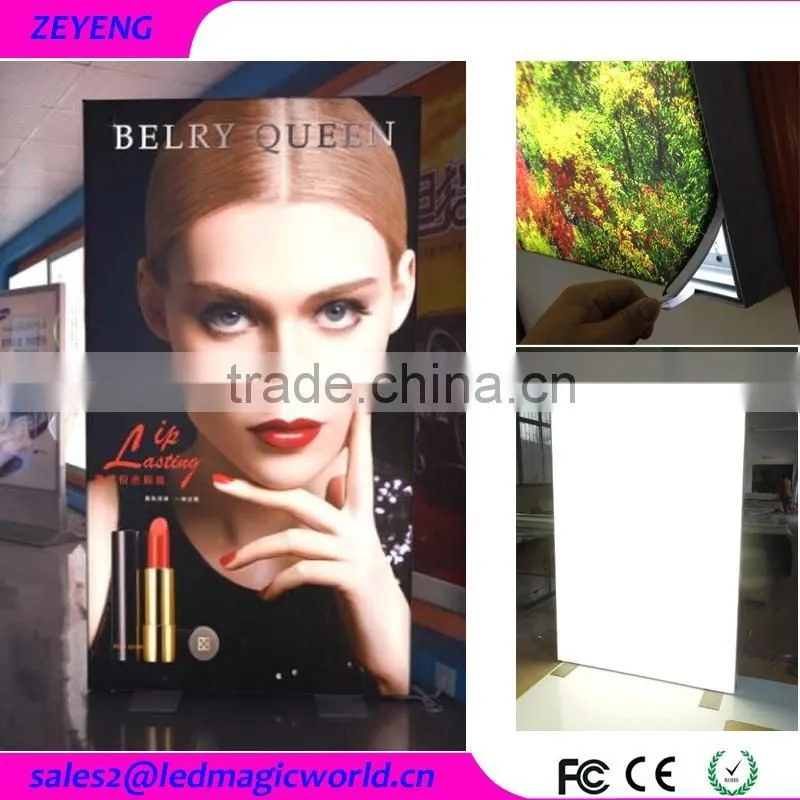 clothing shopping mall illuminated led banner poster advertising equipment