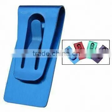 2012 Stainless steel money clip. Various color and design for your selection.
