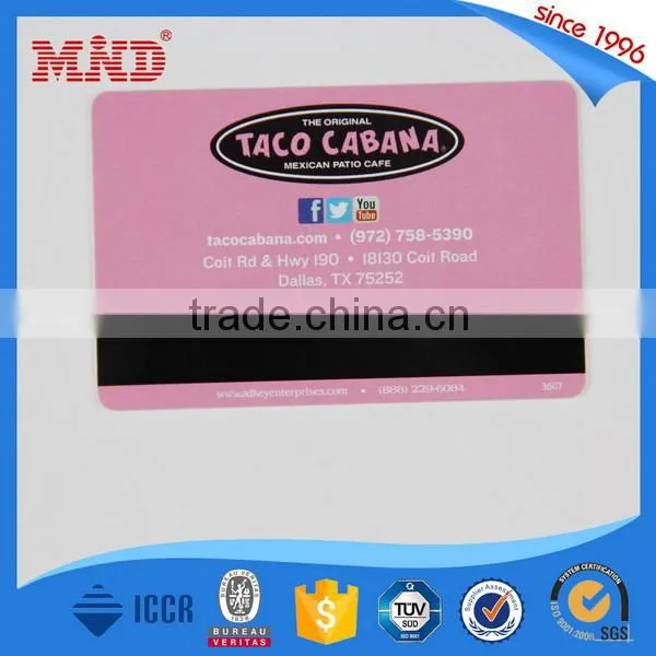 MDP172 LoCo Magnetic Stripe PVC CR80 Cards High Quality