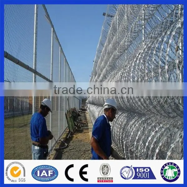 Galvanized Razor Barbed Wire/Stainless Steel Razor Barbed Wire Mesh