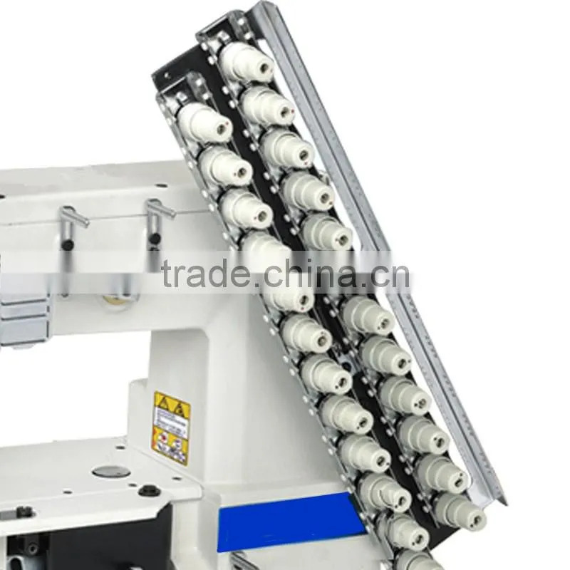 12 Needles 1/4 Inch (6.4mm) Gauge Double Chainstich Sewng Machine Siruba Sewing Machine Price CS-VC009