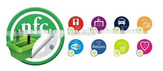 nfc tag sticker for protecting your products with logo printing