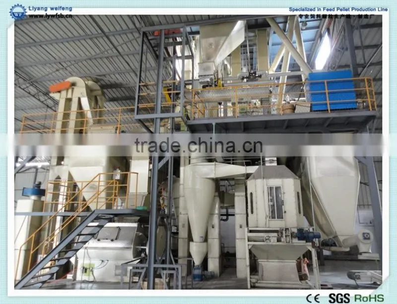 Poultry feed product line for chicken, duck, goose, layer, hen...