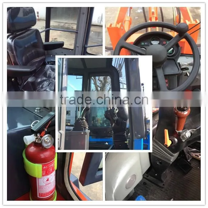 China multifunction agricultural farm tractor with front end loaderZLY916A Hydraulic joystick control