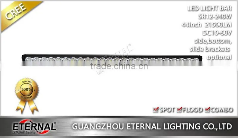 240W 44" offroad light bar 4x4 high power SUV ATV UTV roof bar light dune buggy police led work lamp