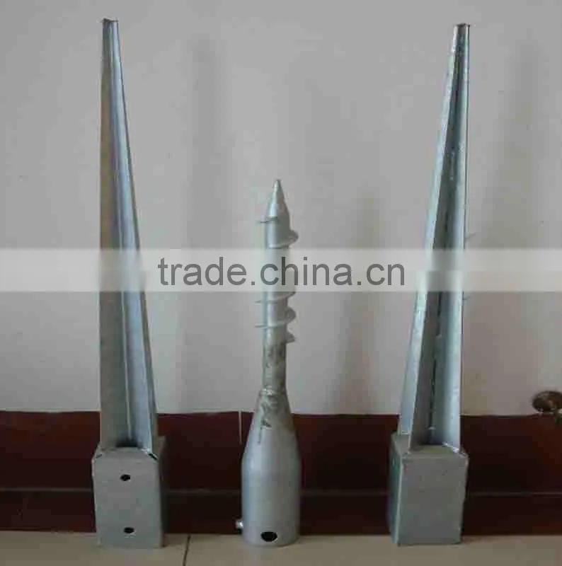 Galvanized drive-in or screw Spikes
