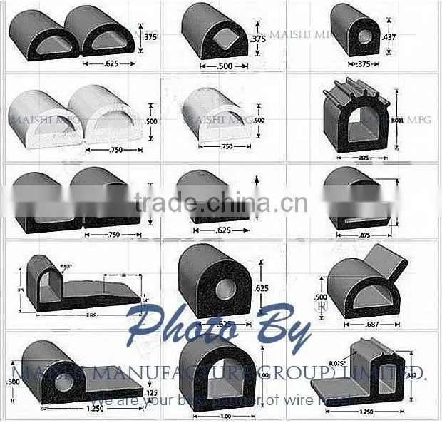 Seal strips for doors and windows