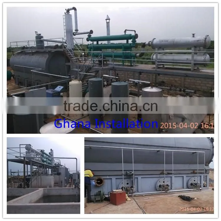 Professional Design Used Oil and Crude oil to Diesel Oil Distillation Machine