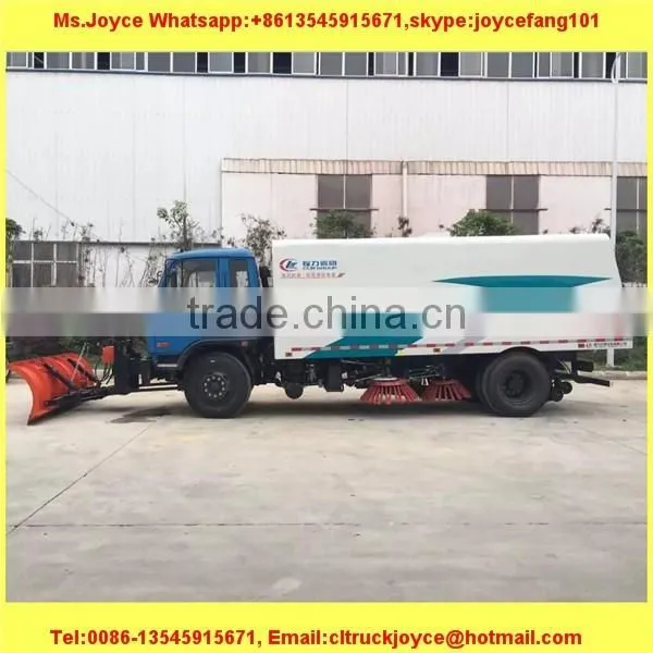 New 8cbm Cleaning Sweeper Truck/Street Cleaning Truck With Snowing Cleaning Equipments/Road Sweeper Trucks For Sales