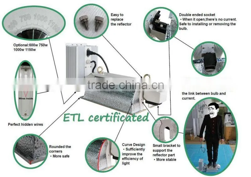 Indoor digital grow light ballast/hydroponic grow light