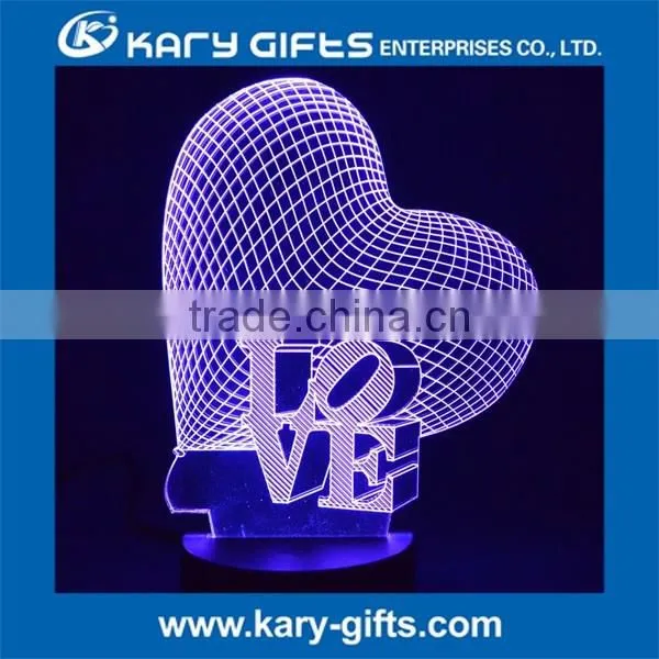 football,car, fish shape night light 3D art deco led table lamps 3D home decoration kids gift light