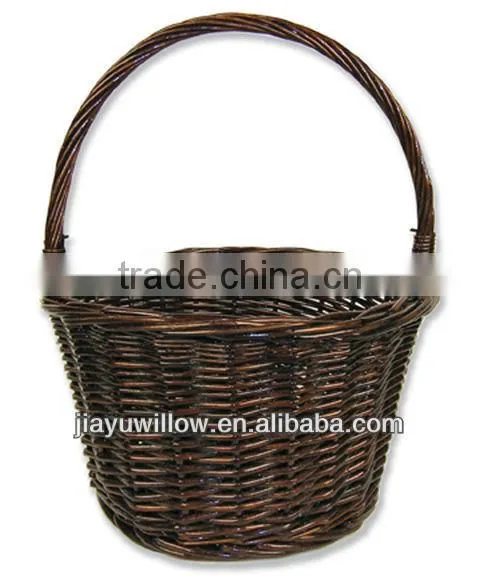 cheap wicker storage baskets White Lined storage baskets