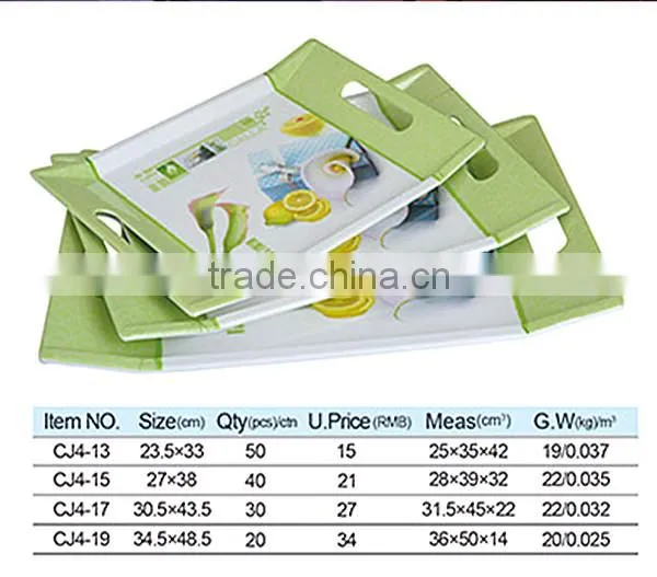 (W23.5XL33cm) Melamine Handle Tray