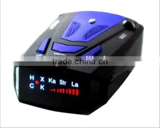 Wholesale Radar Detectors radar system V7 foreign car onboard radar gun support English ,Russian
