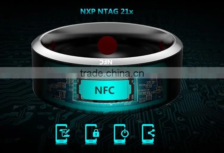 2016 New Generation Smart Ring Jewelry Factory Price Customized Nfc Smart Ring Mens and Womens Rings Size Available