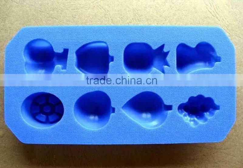 abalone colorful 100% food grade silicone ice-tray
