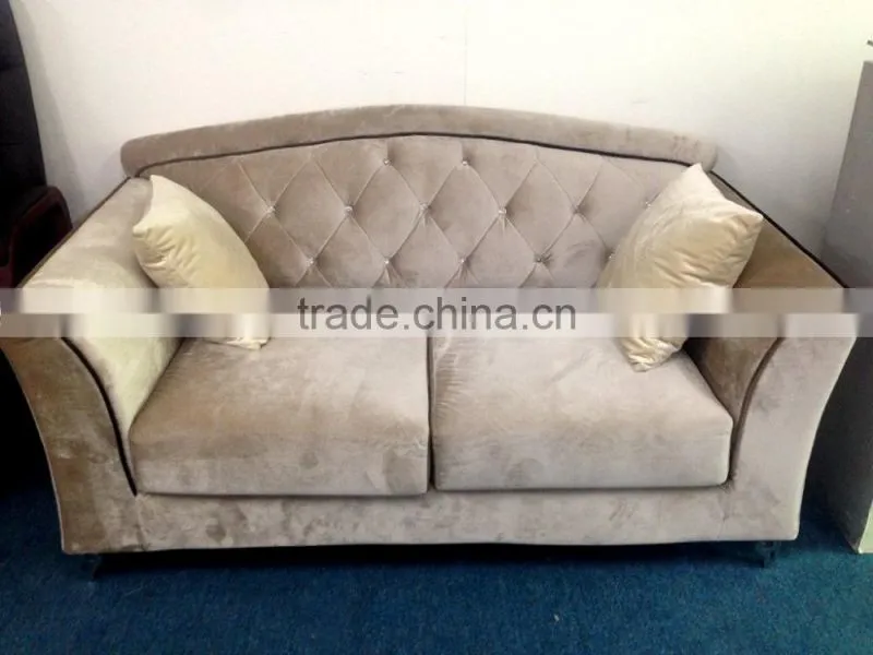 2 seat fabric model sofa with top quality