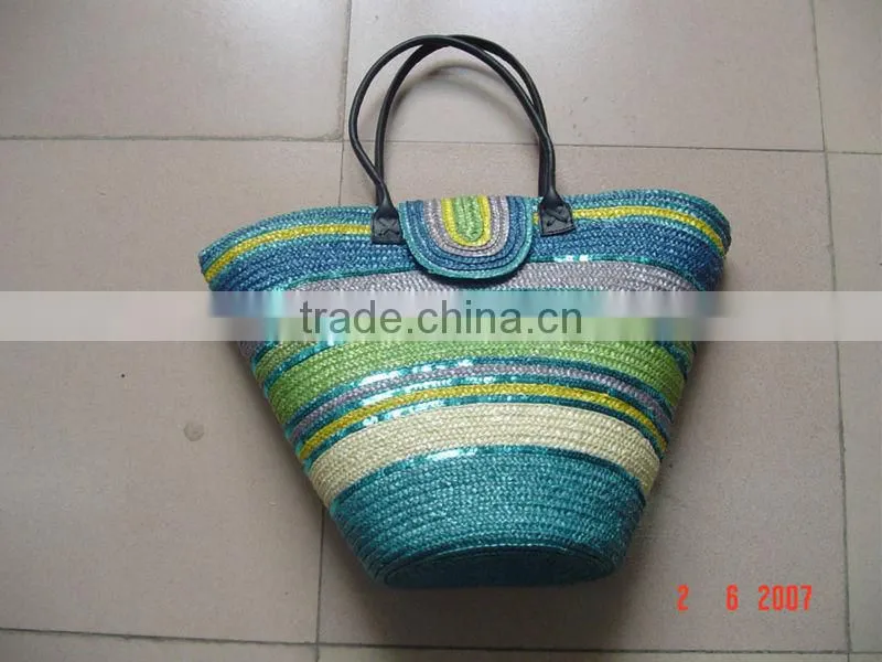 ladies sea grass bags with handles