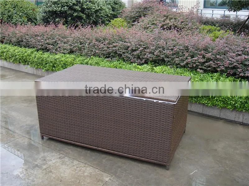 Cheap Alumi Garden PE Rattan Storage Boxs With Air Pump