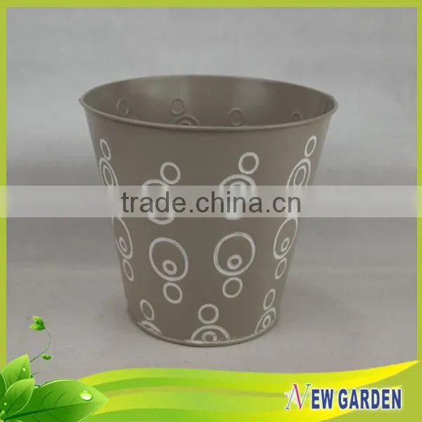 Newgarden colorful waterproof metal planter / iron flower pot stand