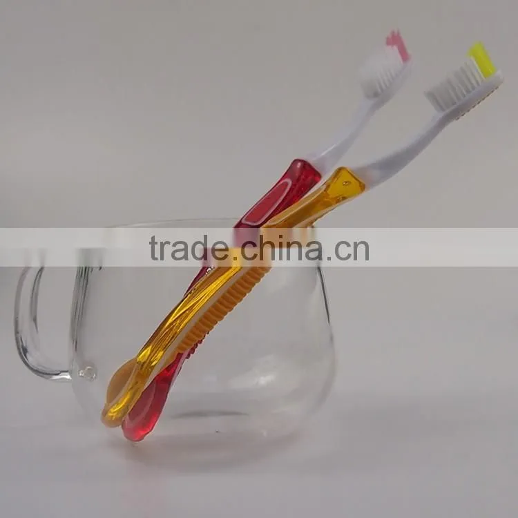 Soft Big Rubber Handle Toothbrush Non-slip Handle Toothbrush Teeth Care