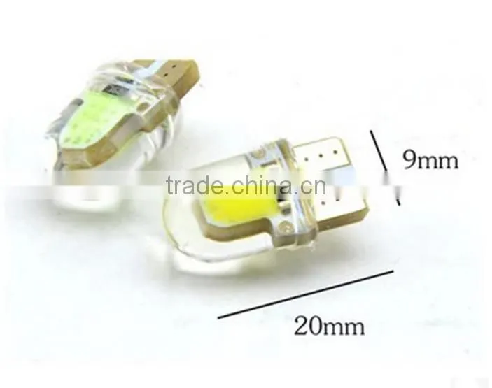 Car T10 silicone glue crystal width modulation in COB chip running lights W5W soak Ed small lights decoding modification