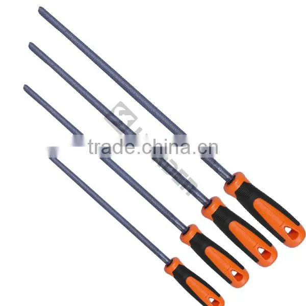 Professional Round Second Cut File With Soft Handle