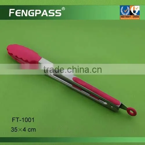 Stainless steel food serving tong FT-1055 kitchen utensil