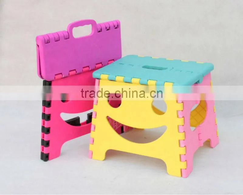 Plastic folding stools,fold step stools,plastic houseware