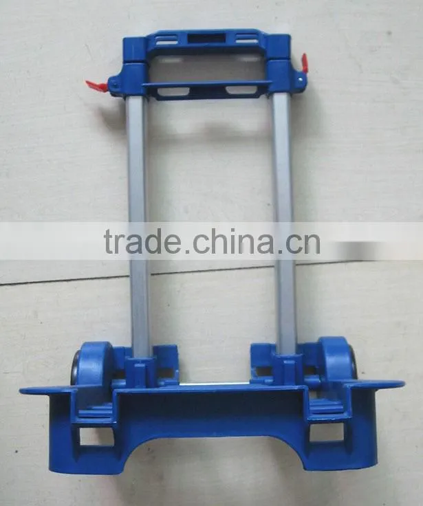 light weight foldable aluminium plastic hand trolley